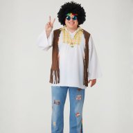 Disfraz Hippie Bohemio - Años 60s y 70s / Hombre Adulto