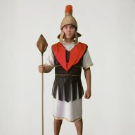 Disfraz Romano Bata Blanca / Hombre Adulto